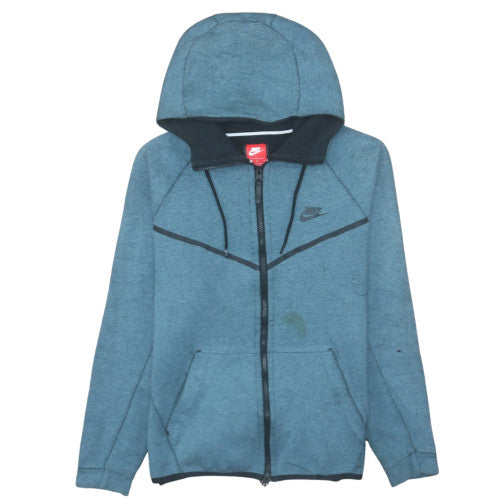 Nike Men's Blue Full Zip Hoodie Size M Sportswear