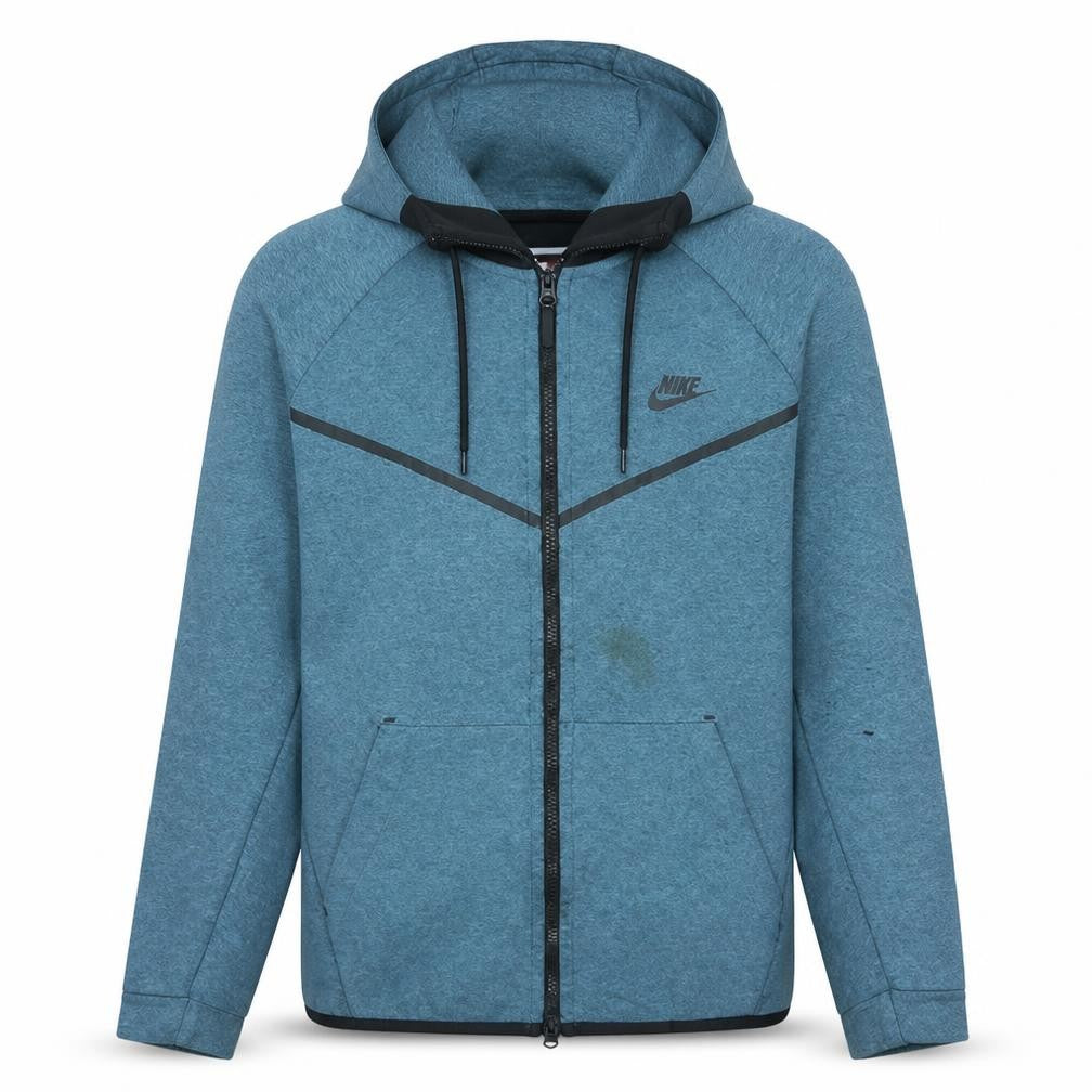 Nike Men's Blue Full Zip Hoodie Size M Sportswear