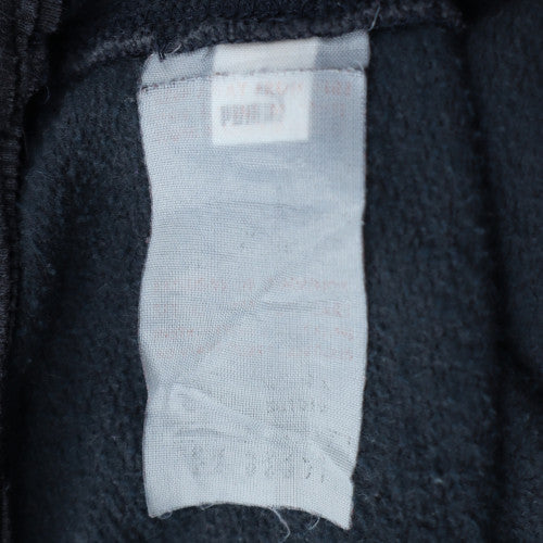 Puma Mens Blue Medium Pullover Hoodie with Red Logo Detail