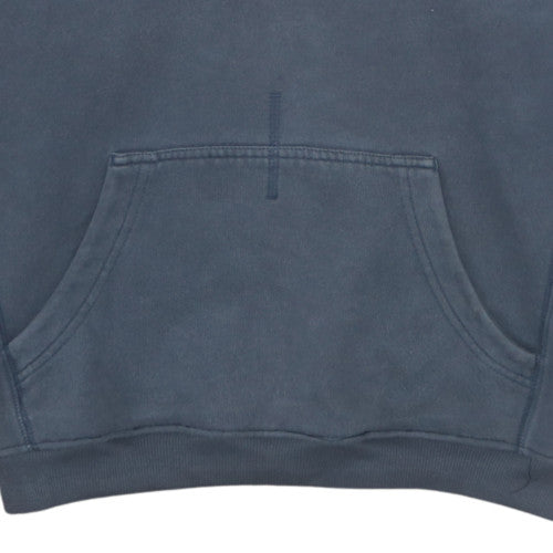 Puma Mens Blue Medium Pullover Hoodie with Red Logo Detail