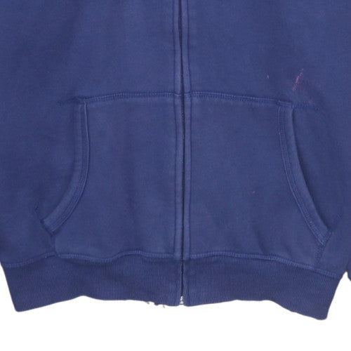 U.S. Polo Assn. Men Blue XL Full Zip Hoodie Fleece Logo Sportswear