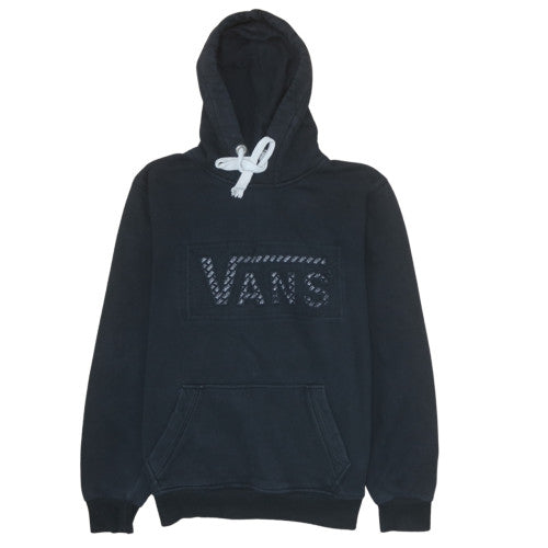 Vans Men's Black Pullover Hoodie L Logo Fleece Sweatshirt