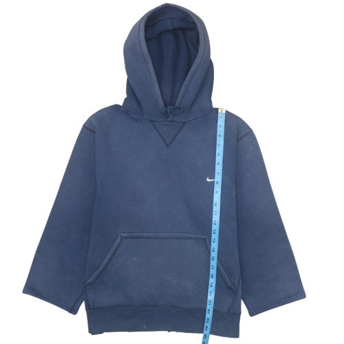 Nike Men's Blue Pullover Hoodie M Regular Fit Fleece Sweatshirt