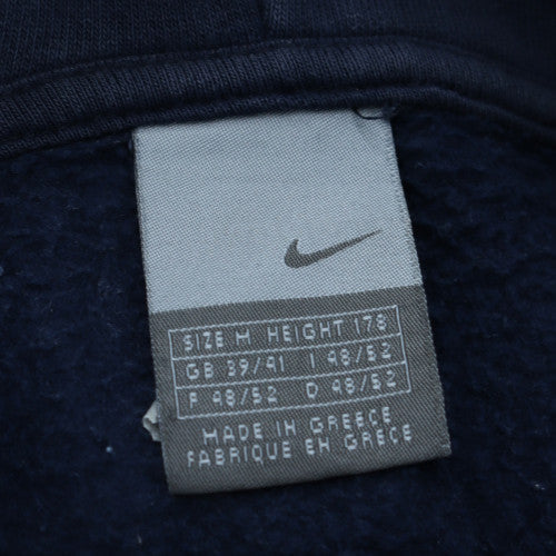 Nike Men's Blue Pullover Hoodie M Regular Fit Fleece Sweatshirt