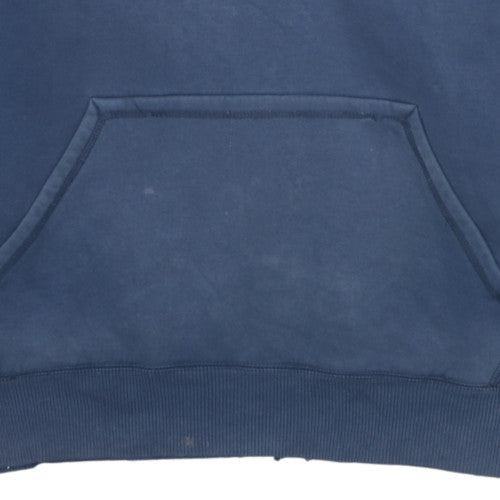 Nike Men's Blue Pullover Hoodie M Regular Fit Fleece Sweatshirt