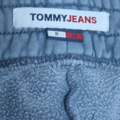 Tommy Jeans Men's Blue Jogger Sweatpants M Fleece Lined