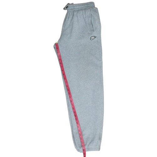 Nike Men's Grey Sweatpants S Elastic Waist Fleece Trousers