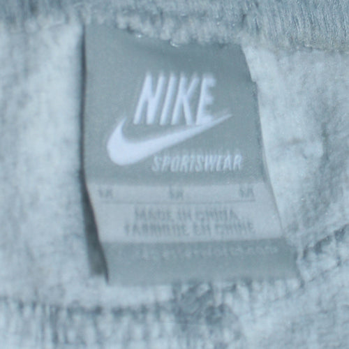 Nike Men's Grey Sweatpants S Elastic Waist Fleece Trousers