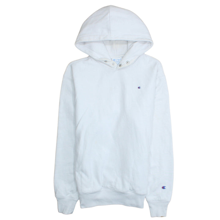 Champion Womens White Large Pullover Hoodie Sweatshirt
