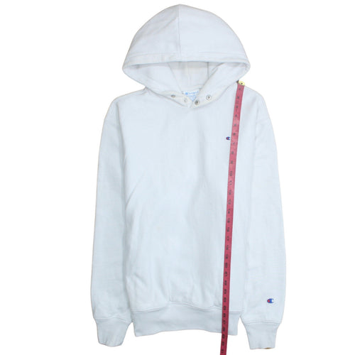 Champion Womens White Large Pullover Hoodie Sweatshirt