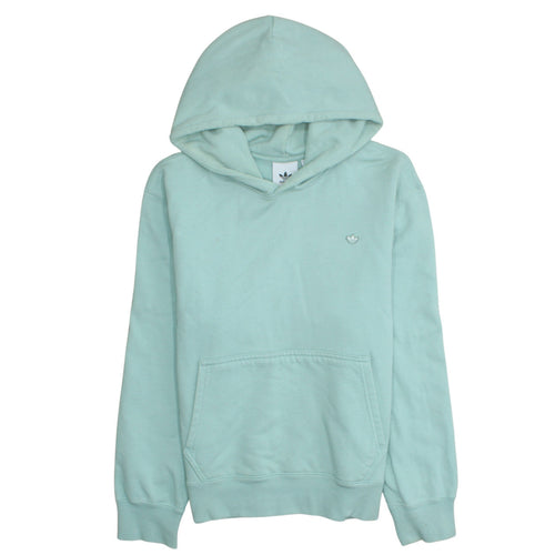 Adidas Women’s Mint Green Pullover Hoodie Size S Cotton Blend