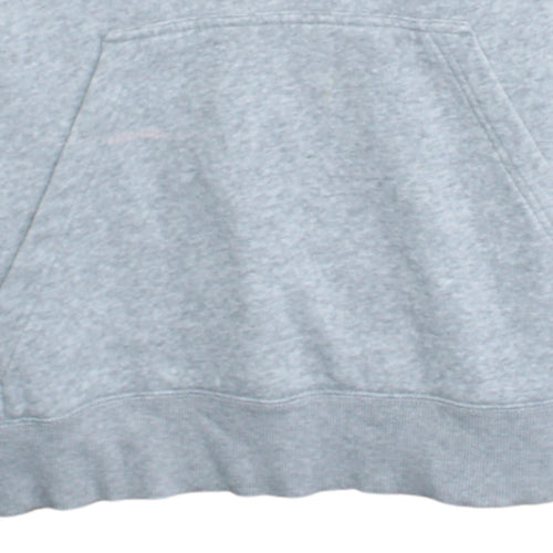 Adidas Men’s Grey Pullover Hoodie Size M Regular Fit Sportswear