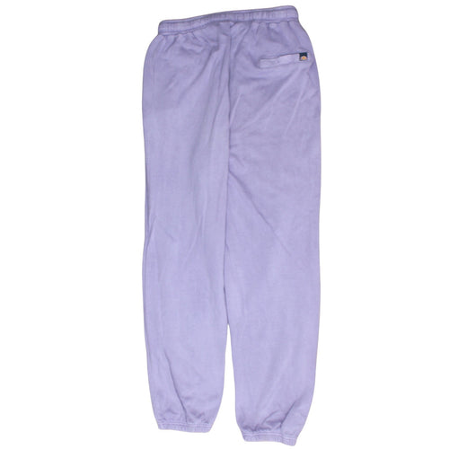 Ellesse Womens Lilac Joggers UK 12 Cotton Blend Elastic Waist Sweatpants