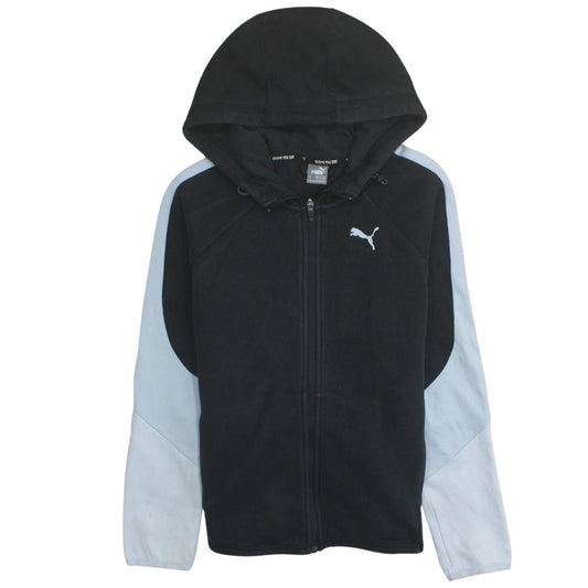Puma Mens Black Full Zip Hoodie Small Sportswear Jacket