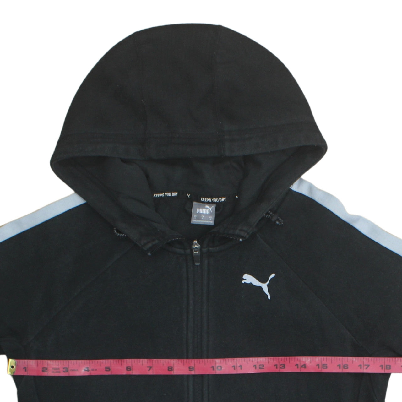 Puma Mens Black Full Zip Hoodie Small Sportswear Jacket