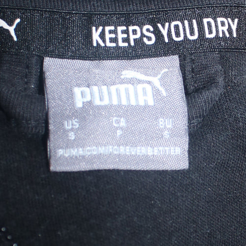 Puma Mens Black Full Zip Hoodie Small Sportswear Jacket