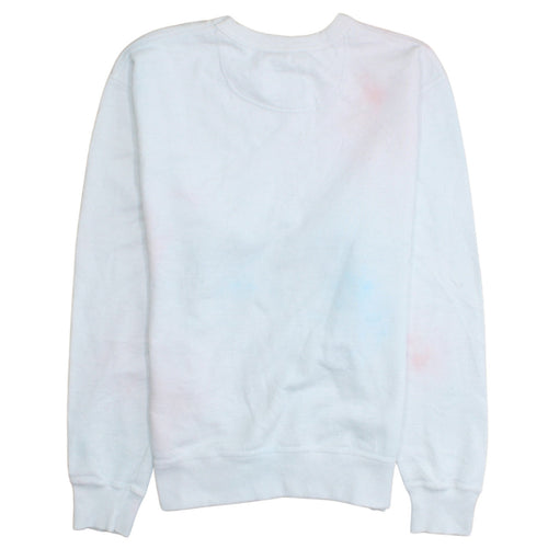 Champion Women White Crew Neck Pullover Sweatshirt Size M Classic Fit