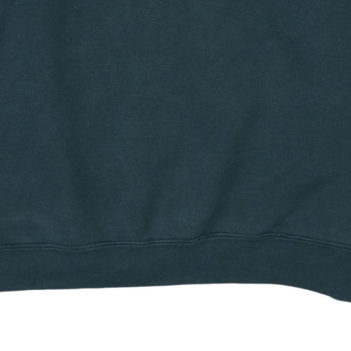 Reebok Men’s Green Crew Neck Sweatshirt L Classic Logo Pullover