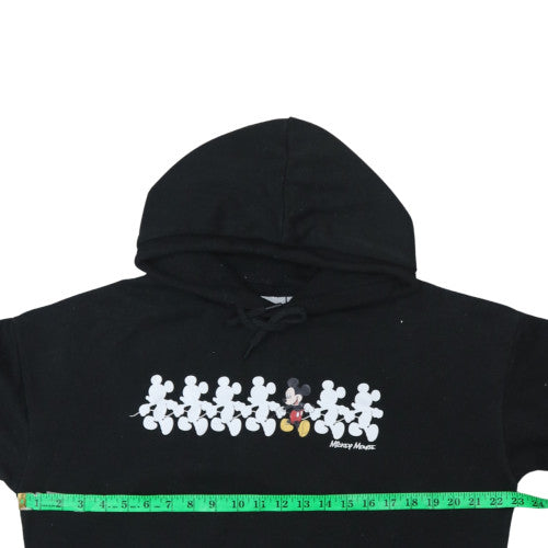 Primark Disney Women Black Graphic Mickey Mouse Pullover Hoodie Size 10/12
