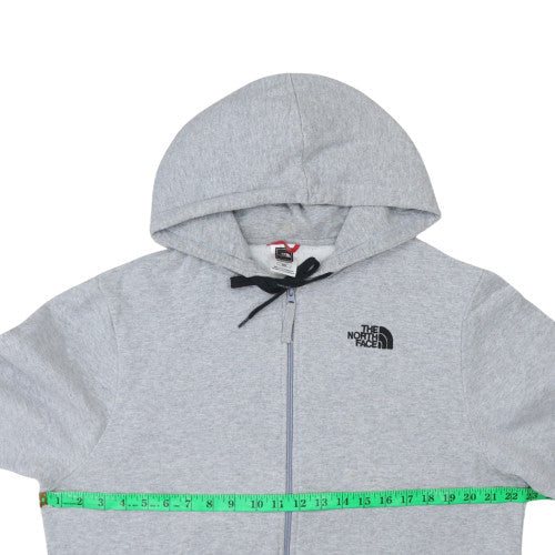 The North Face Men's Grey Full Zip Hoodie Size M Regular Fit