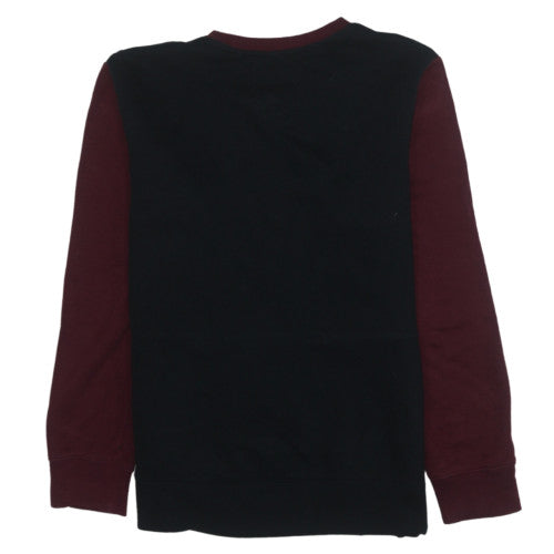 Jordan Boys Black & Burgundy Crew Neck Sweatshirt XL 13-15 Years Graphic Print