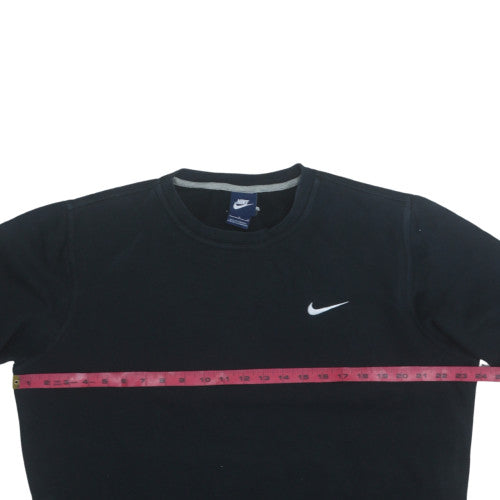 Nike Men’s Black Crew Neck Fleece Sweatshirt Size L