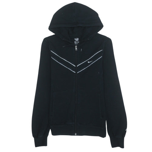 Nike The Athletic Dept Black Full Zip Hoodie Womens UK 12/14 Size M