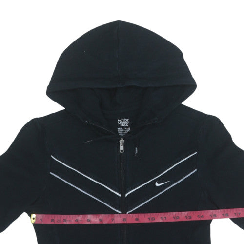 Nike The Athletic Dept Black Full Zip Hoodie Womens UK 12/14 Size M