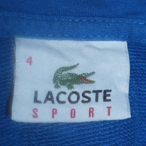 Lacoste Men's Blue Full Zip Hoodie Size M Cotton Sportswear