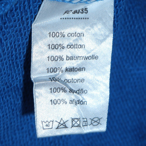 Lacoste Men's Blue Full Zip Hoodie Size M Cotton Sportswear