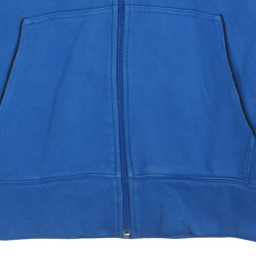 Lacoste Men's Blue Full Zip Hoodie Size M Cotton Sportswear