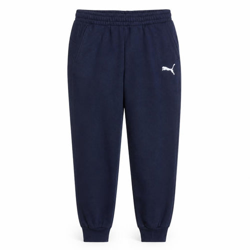 Puma Men's Blue Jogger Sweatpants L Regular Fit Cotton Fleece