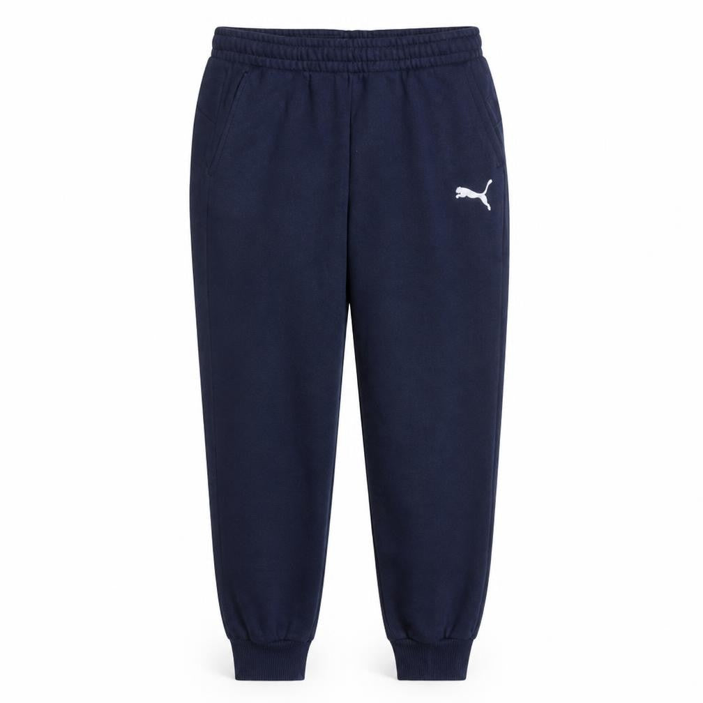 Puma Men's Blue Jogger Sweatpants L Regular Fit Cotton Fleece
