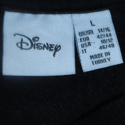 Disney Primark Women Black L Sweatshirt Mickey Mouse Print