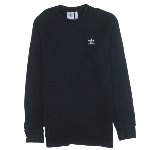 Adidas Men's Black Crew Neck Pullover Sweatshirt Size M