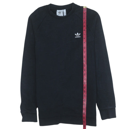 Adidas Men's Black Crew Neck Pullover Sweatshirt Size M