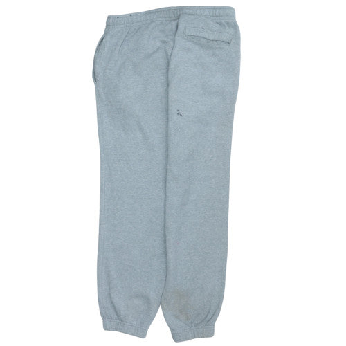 Nike Men's Grey Fleece Sweatpants M Regular Fit Drawstring Comfort