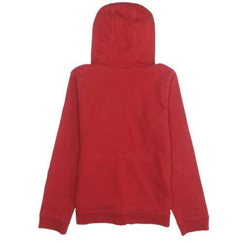 Nike Boys Red Pullover Hoodie L 147-158cm Cotton Blend Fleece Sweatshirt