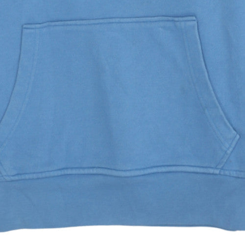 Levi's Men's Blue Pullover Hoodie M Logo Fleece Sweatshirt