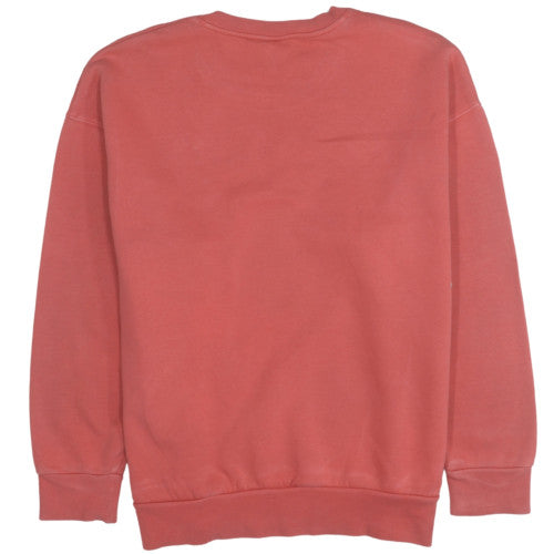 Under Armour Womens Coral Crew Neck Pullover Sweatshirt Medium