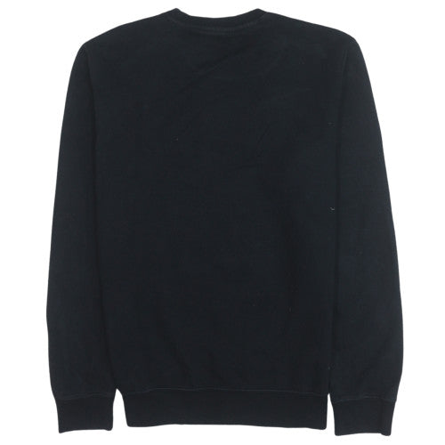 Champion Mens Black Medium Pullover Sweatshirt Crew Neck Logo