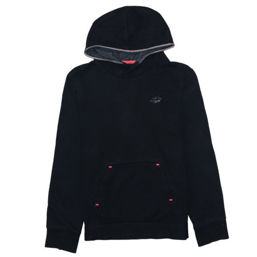 Lotto Men's Black Pullover Hoodie Size M Sportswear