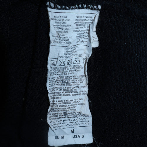 Lotto Men's Black Pullover Hoodie Size M Sportswear