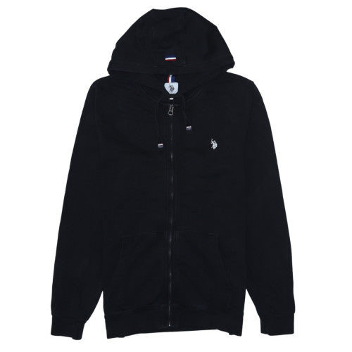 U.S. Polo Assn. Men's Black XL Full Zip Hoodie Sweatshirt