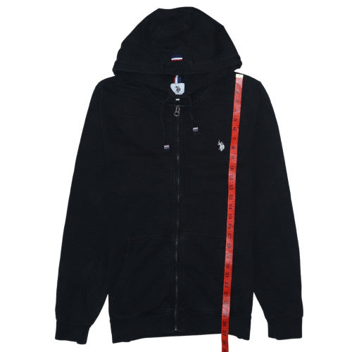 U.S. Polo Assn. Men's Black XL Full Zip Hoodie Sweatshirt
