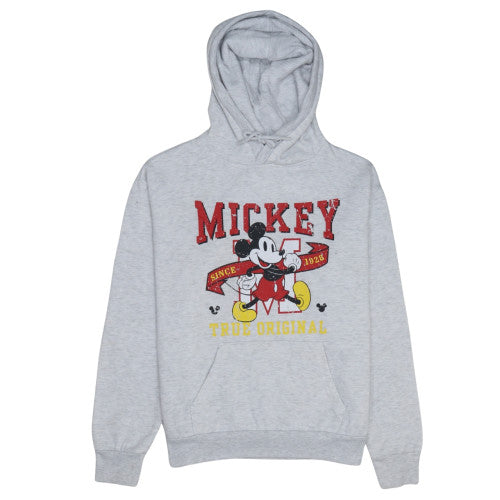 Disney Primark Womens Grey Mickey Mouse Hoodie Size 10/12 S