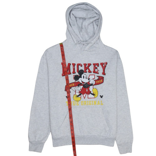 Disney Primark Womens Grey Mickey Mouse Hoodie Size 10/12 S