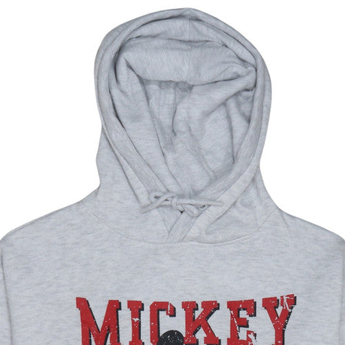 Disney Primark Womens Grey Mickey Mouse Hoodie Size 10/12 S