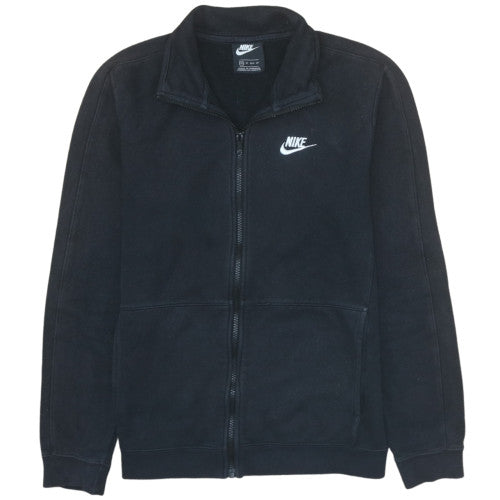 Nike Men's Black Small Track Jacket Full Zip Fleece