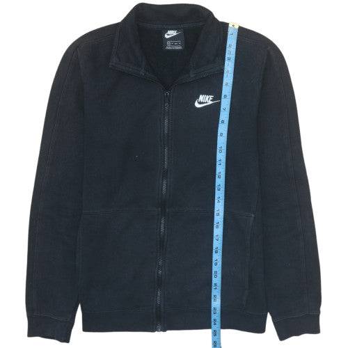 Nike Men's Black Small Track Jacket Full Zip Fleece